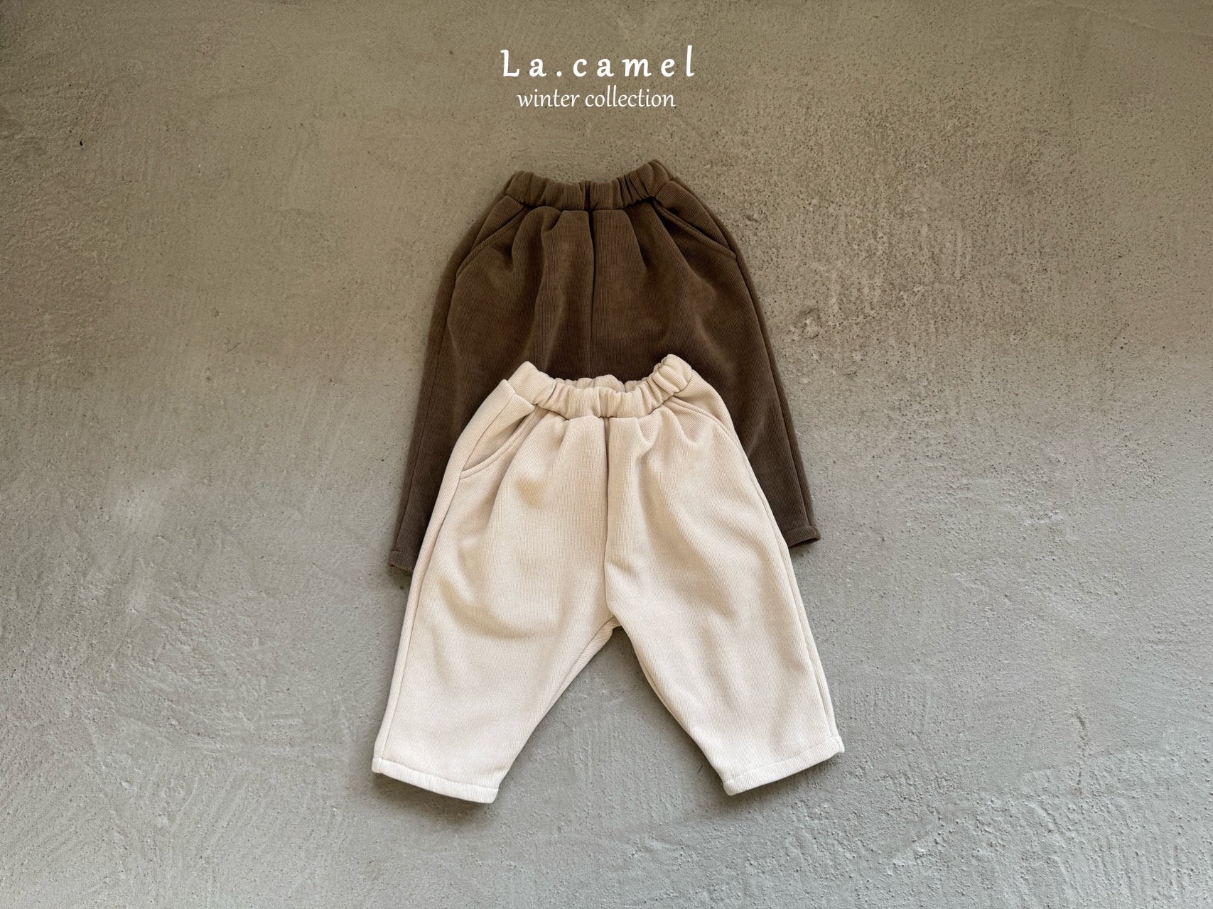［La.camel］Daily warm pants