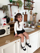 ［second moment］Frill collar rib tops