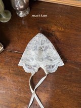 ［marron］Lace bonnet