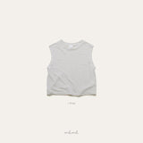 ［melmel］Linen sleeveless tops