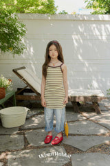 ［Urban Rabbit］Bubble stripe one-piece