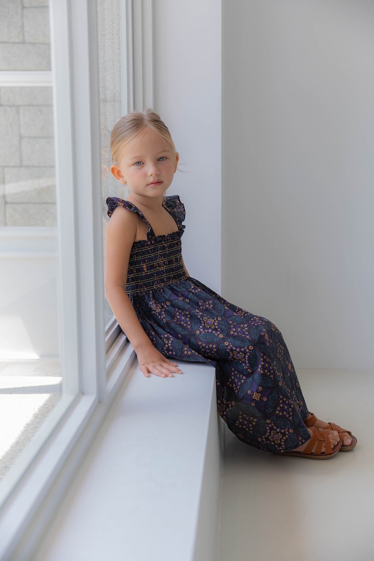 ［lenua］Bella smock one-piece