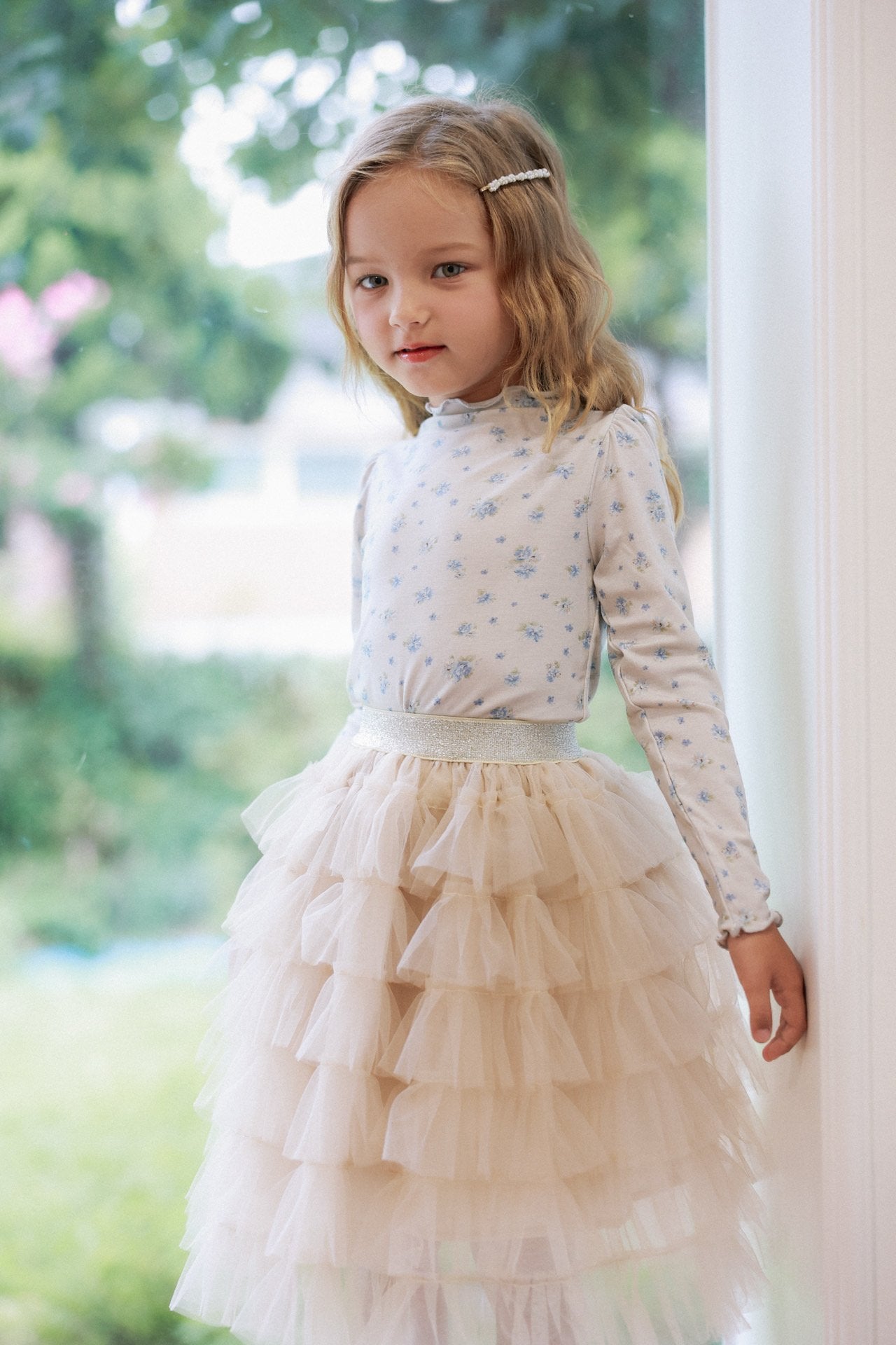 ［azalea］Blossom tencel tee (baby & kids)