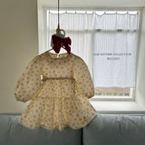 ［Melikey］Vintage flower one-piece