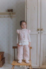 ［ROA］Quilting lace pants