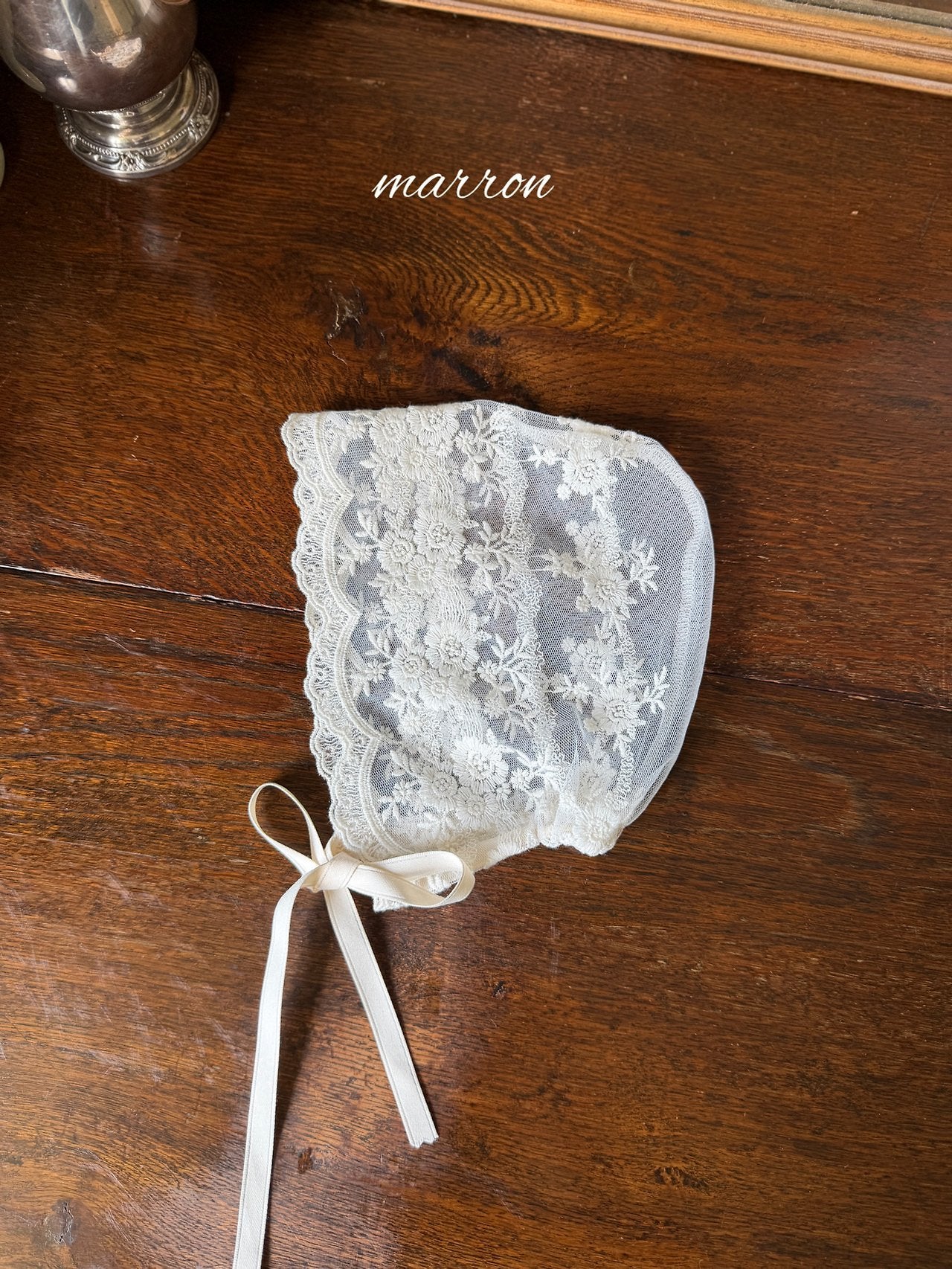 ［marron］Lace bonnet