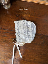 ［marron］Lace bonnet