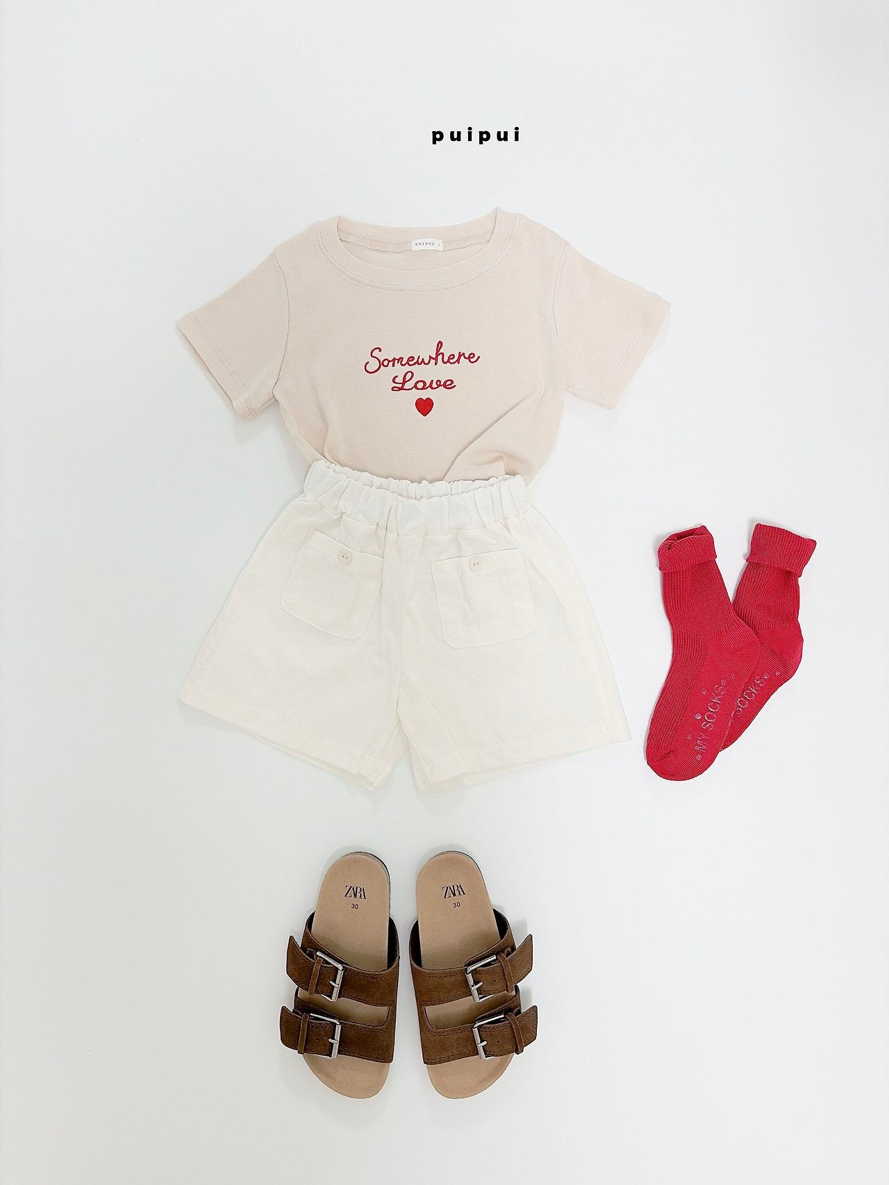 ［puipui］Somewhere love tee