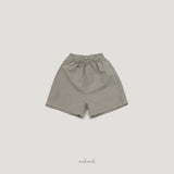 ［MELMEL］Linen half pants