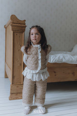 ［ROA］Quilting lace vest