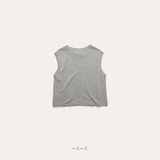 ［melmel］Linen sleeveless tops