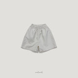 ［MELMEL］Linen half pants