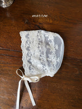 ［marron］Lace bonnet