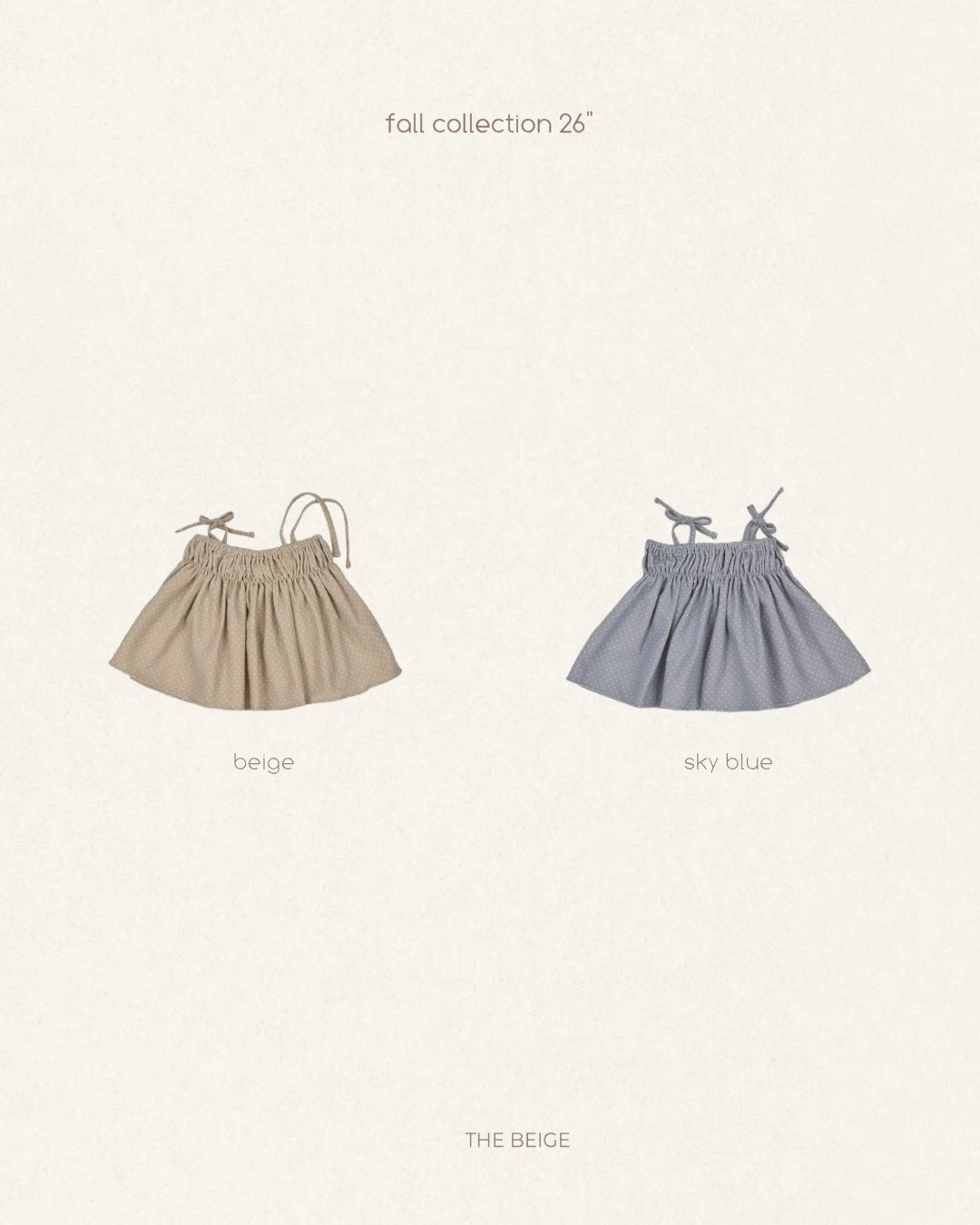 ［The beige］Dot Bustier