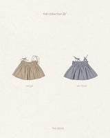 ［The beige］Dot Bustier