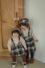 ［OREN］Brunel check bloomer skirt
