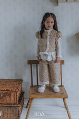 ［ROA］Quilting lace pants