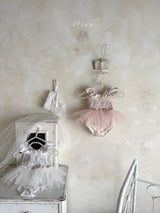 ［OREN］Flora tulle swim wear