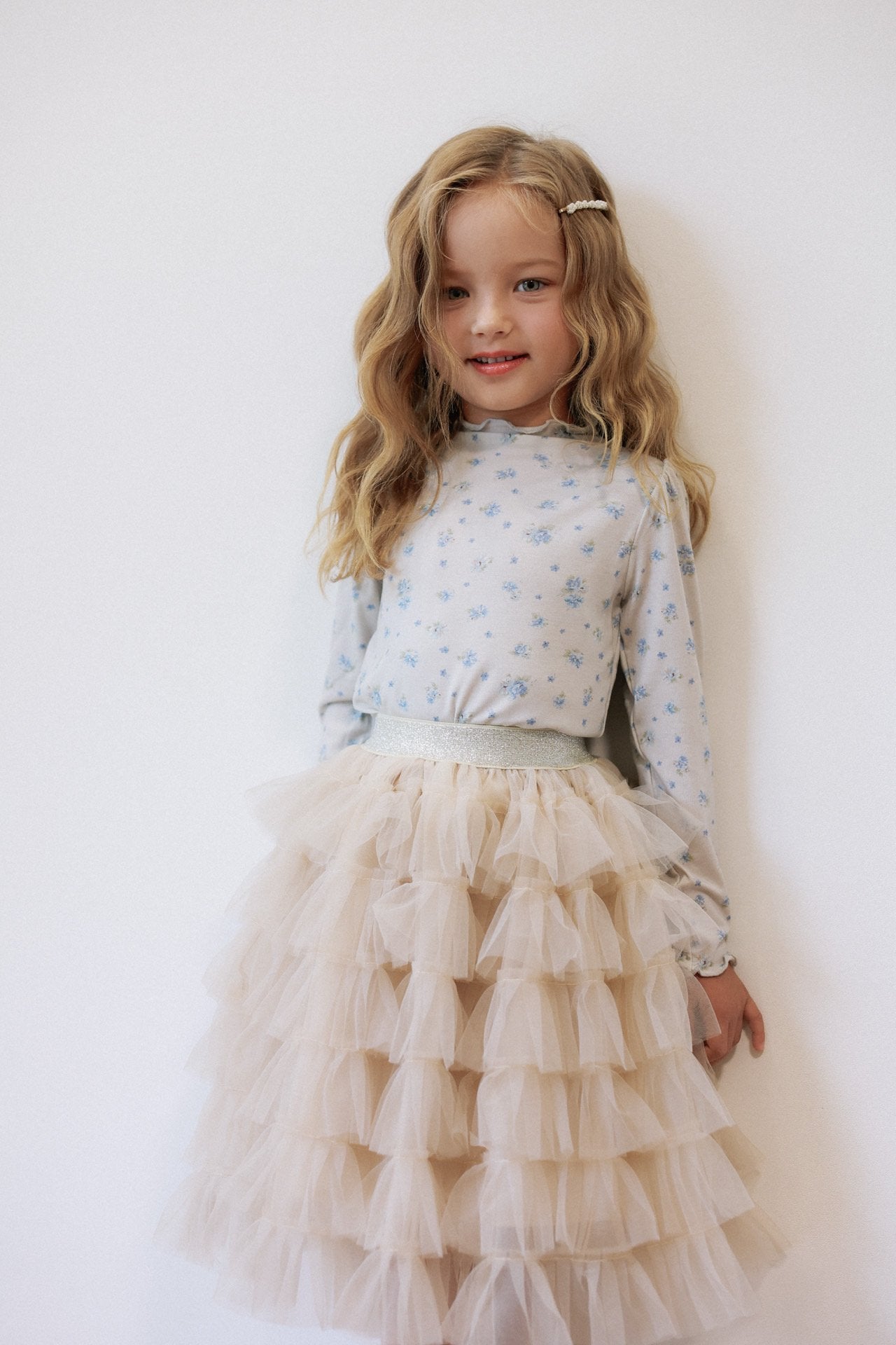 ［azalea］Blossom tencel tee (baby & kids)