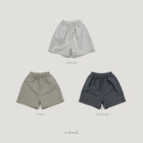 ［MELMEL］Linen half pants