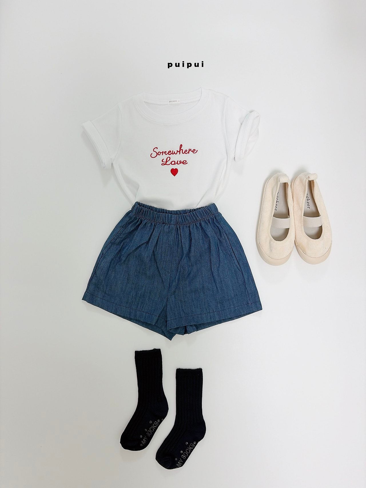 ［puipui］Somewhere love tee