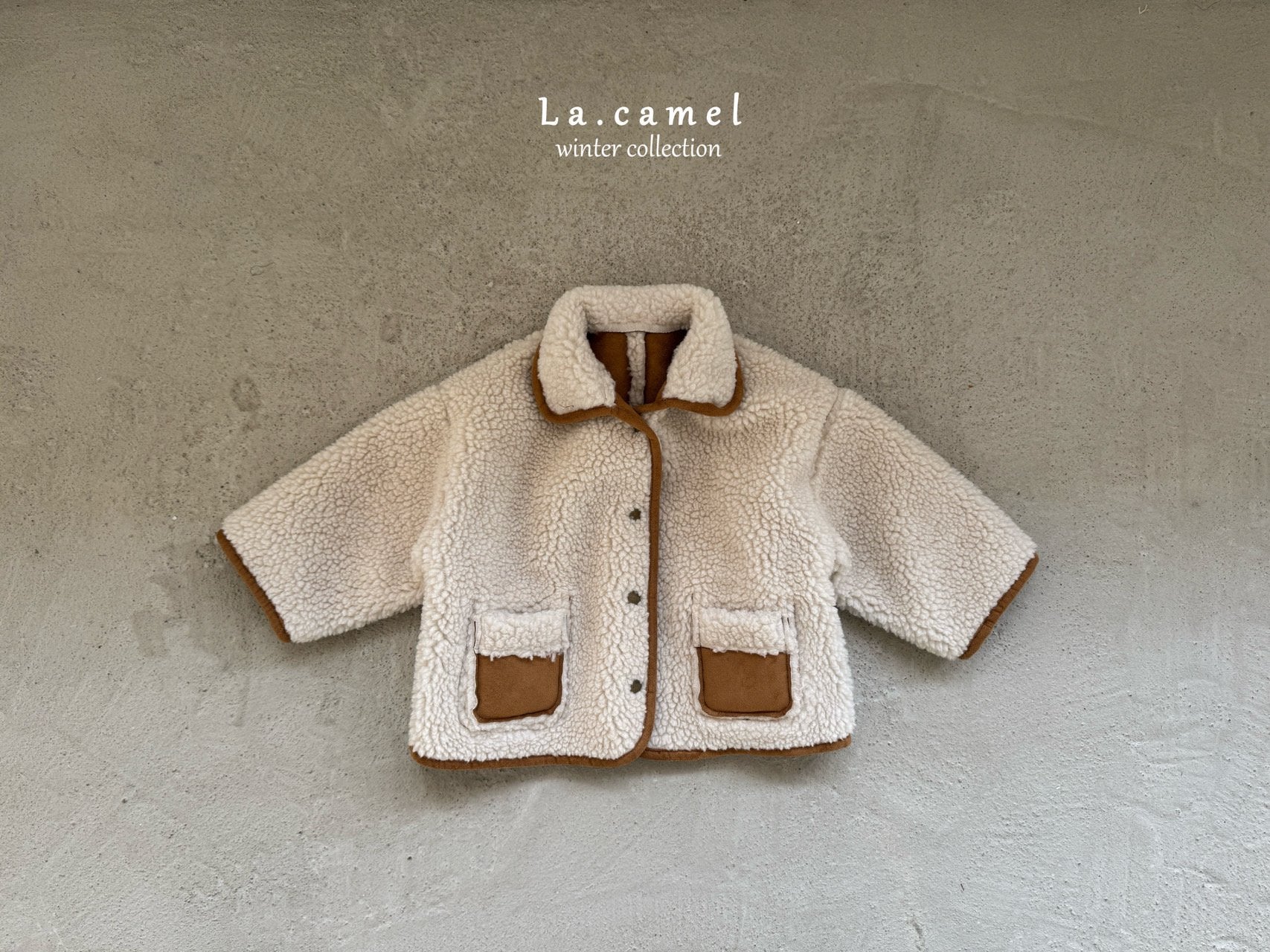 ［La.camel］Teddy reversible mouton jacket (kids)