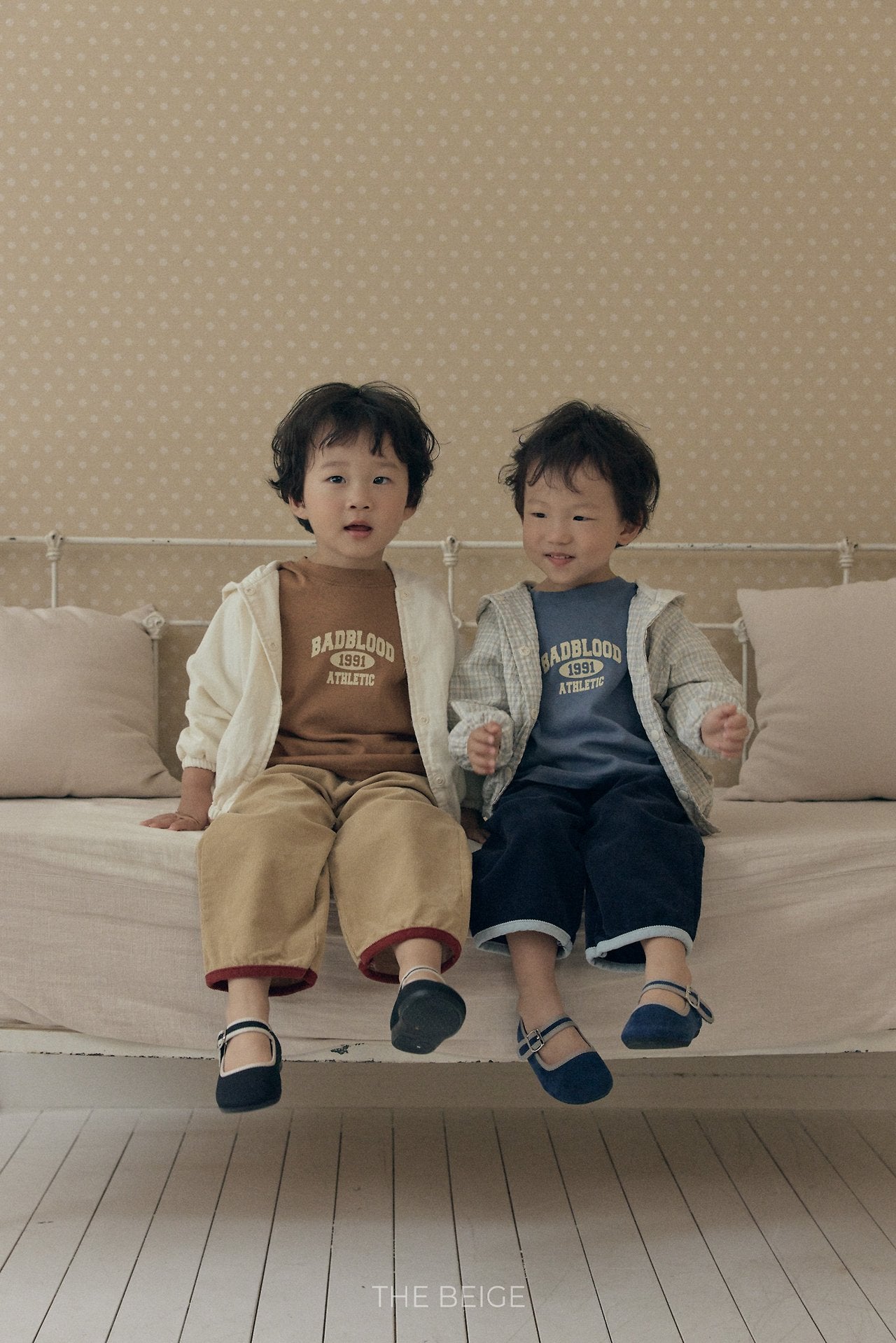 ［The beige］Bear Jumper