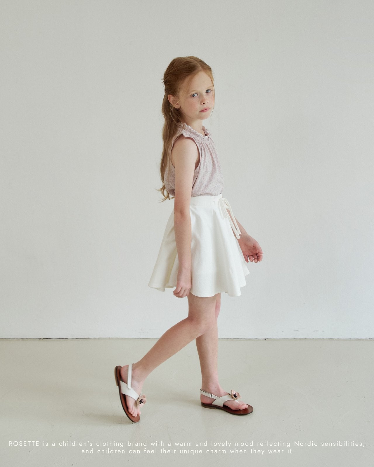 ［ROSETTE］Arbel frill sleeveless tops