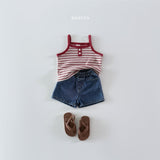 ［Bonito］Stripe sleeveless tee