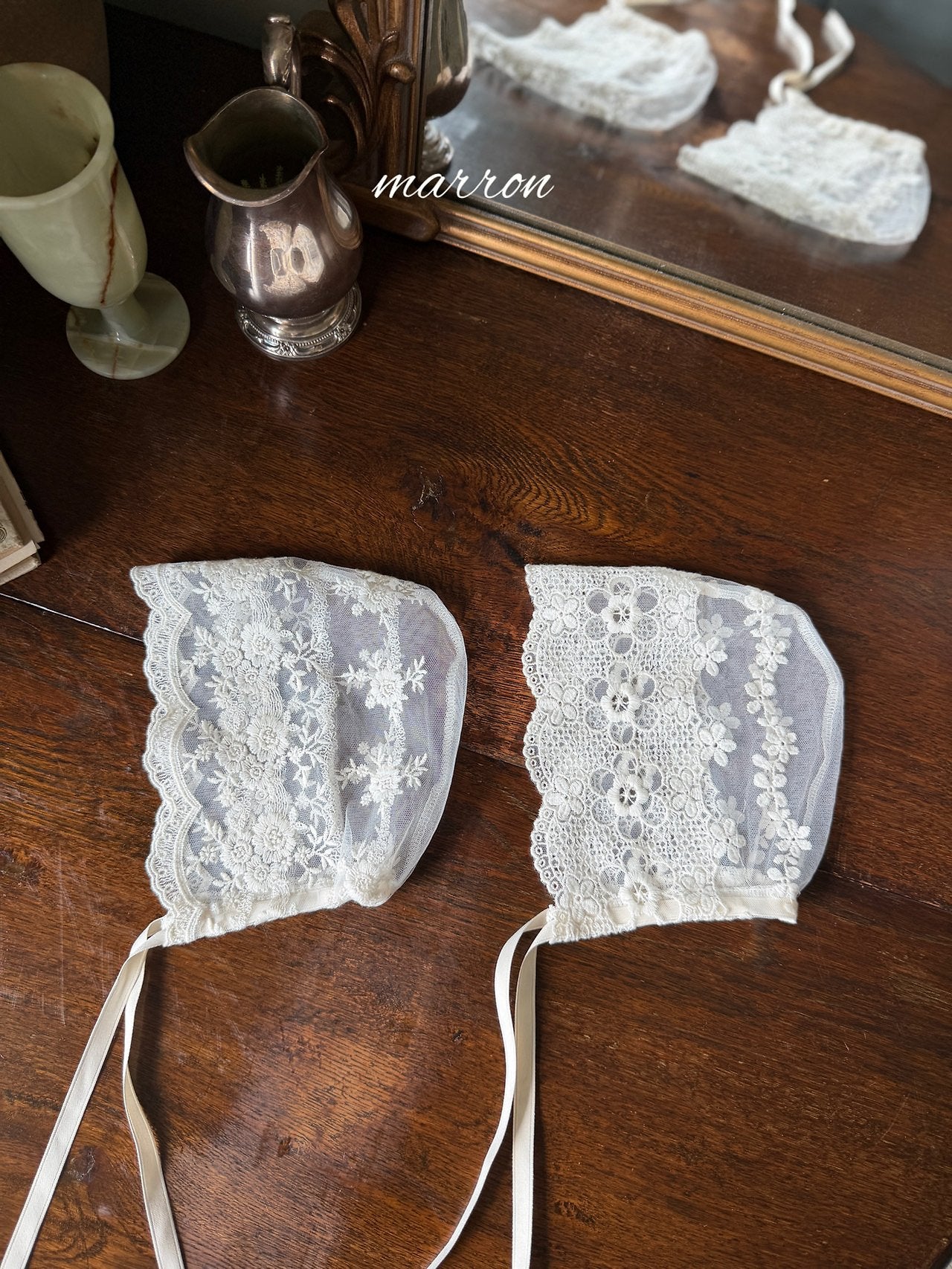 ［marron］Lace bonnet