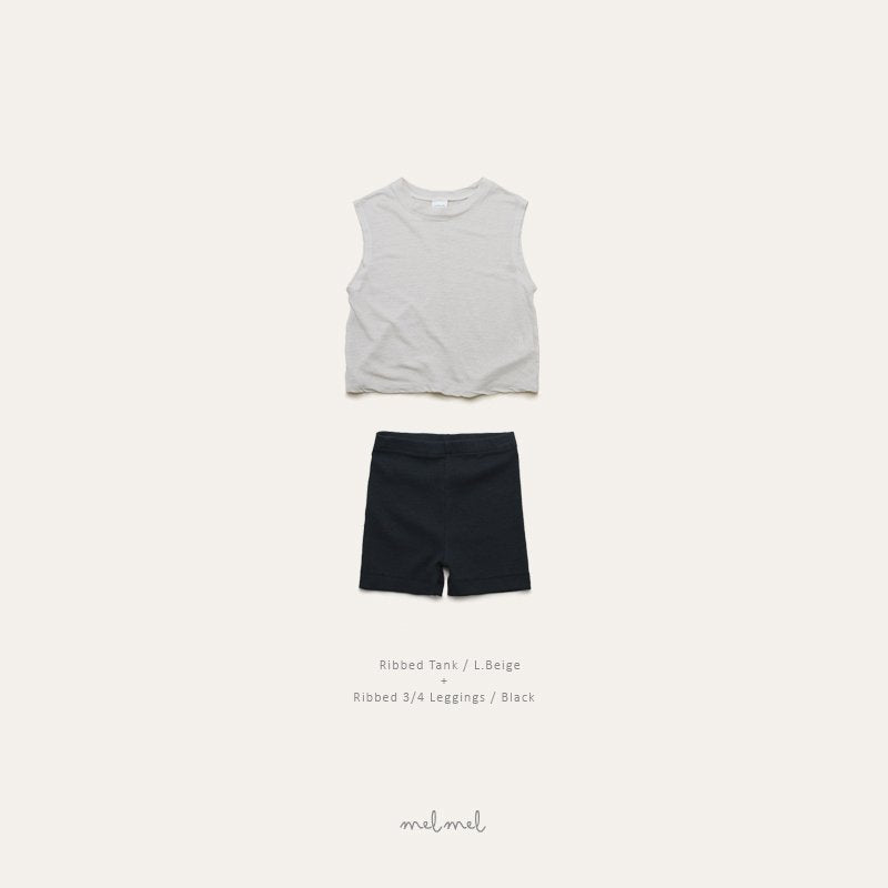 ［melmel］Linen sleeveless tops