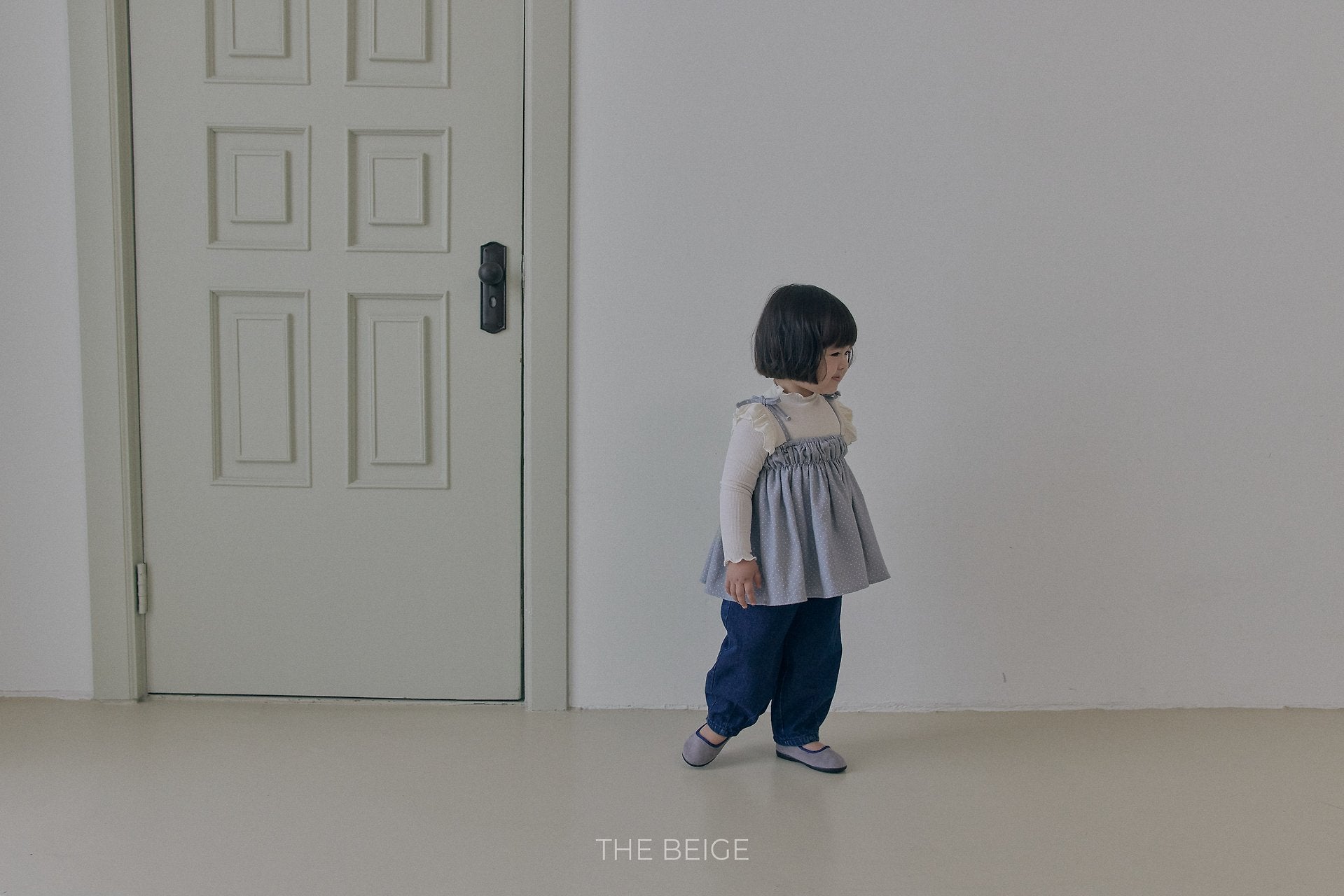 ［The beige］Dot Bustier