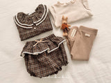 ［valubebe］Petit check frill bloomer (baby)