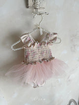 ［OREN］Flora tulle swim wear