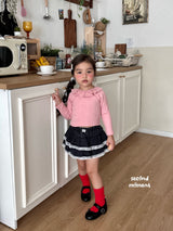［second moment］Frill collar rib tops