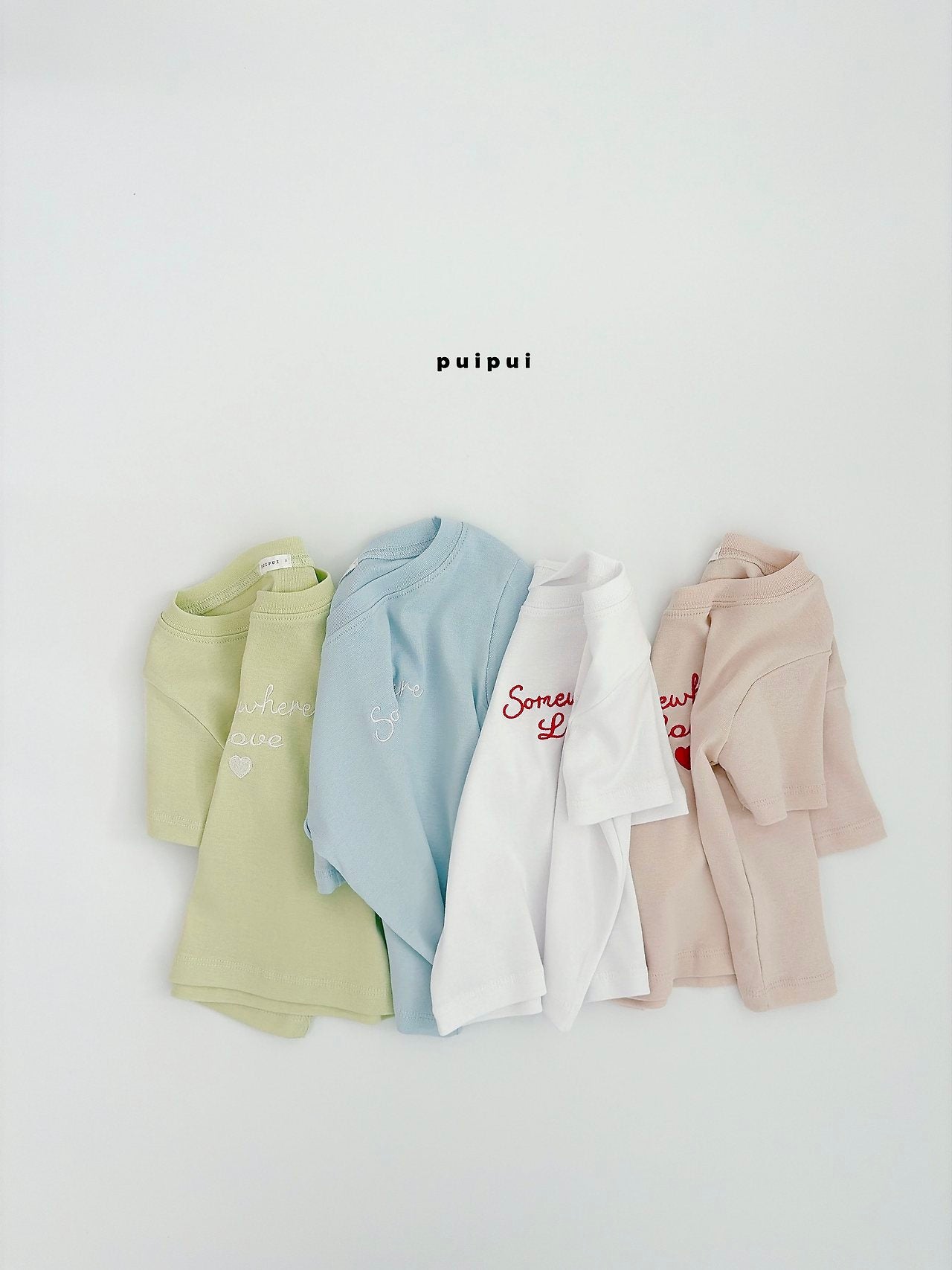 ［puipui］Somewhere love tee