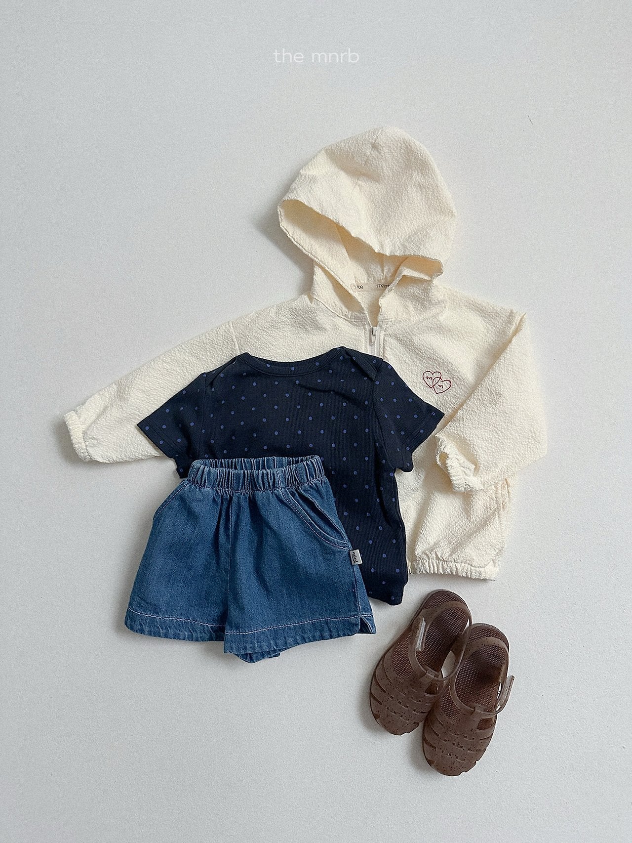 ［minirobe］Little dot short sleeve tee
