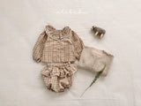 ［valubebe］Petit check frill bloomer (baby)
