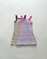 ［Urban Rabbit］Bubble stripe one-piece