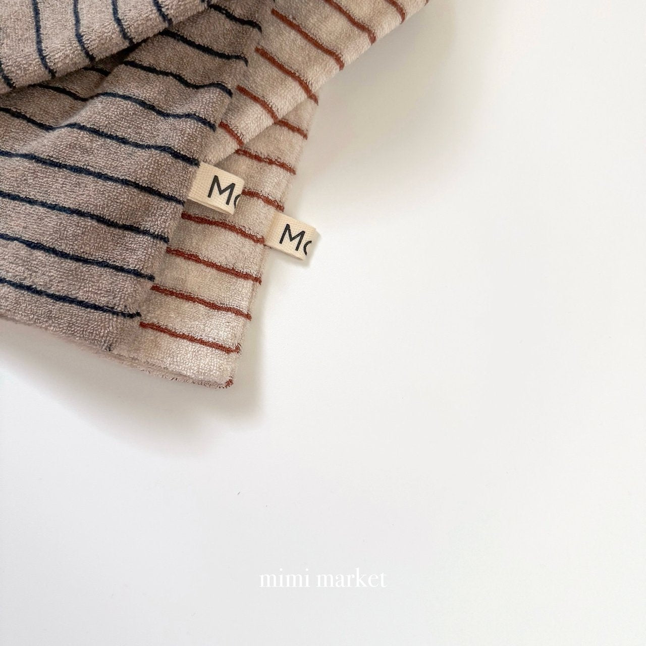 [mimi market] Stripe terry tops