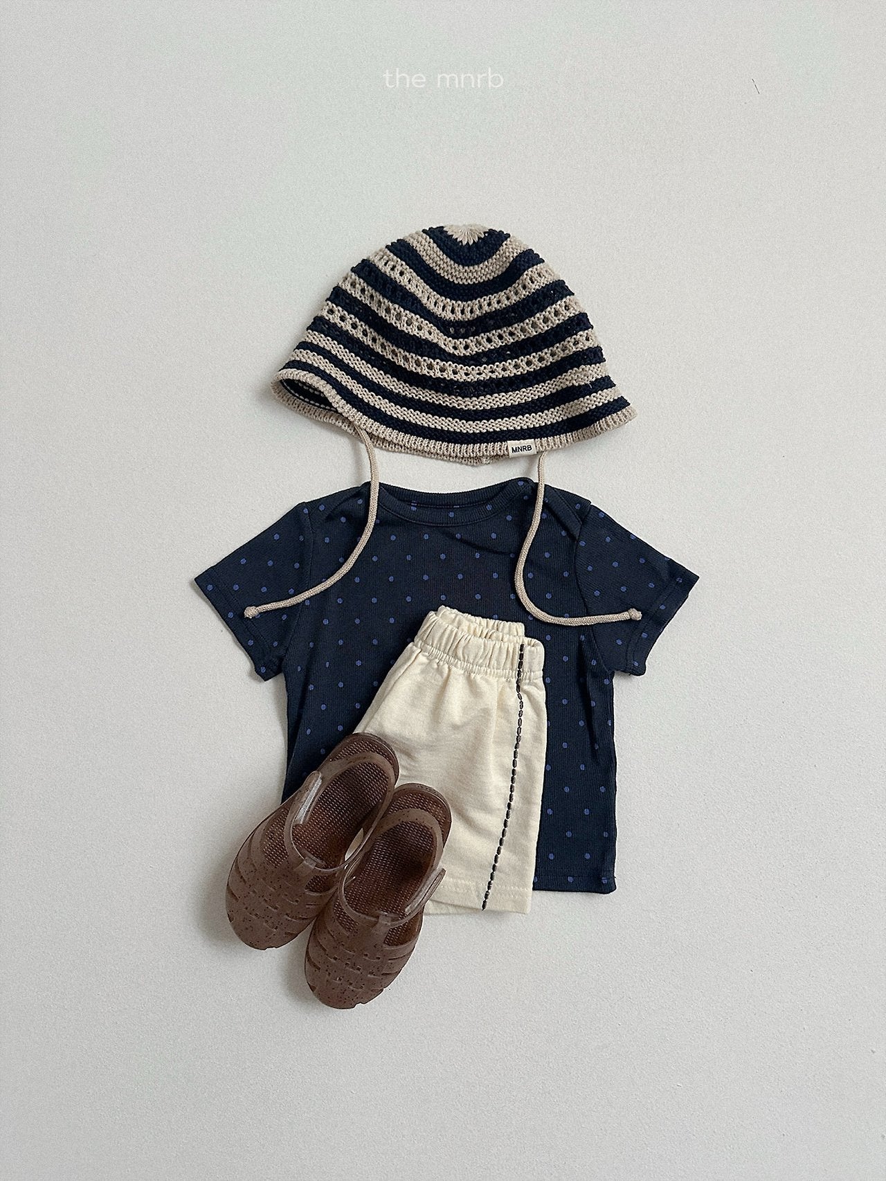 ［minirobe］Little dot short sleeve tee