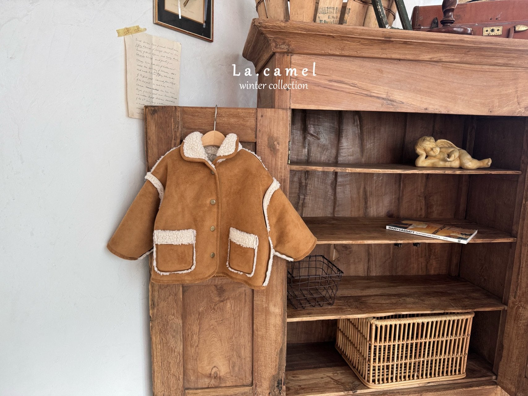 ［La.camel］Teddy reversible mouton jacket (kids)