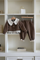 ［ROA］Lace jogger pants