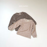 [mimi market] Stripe terry tops