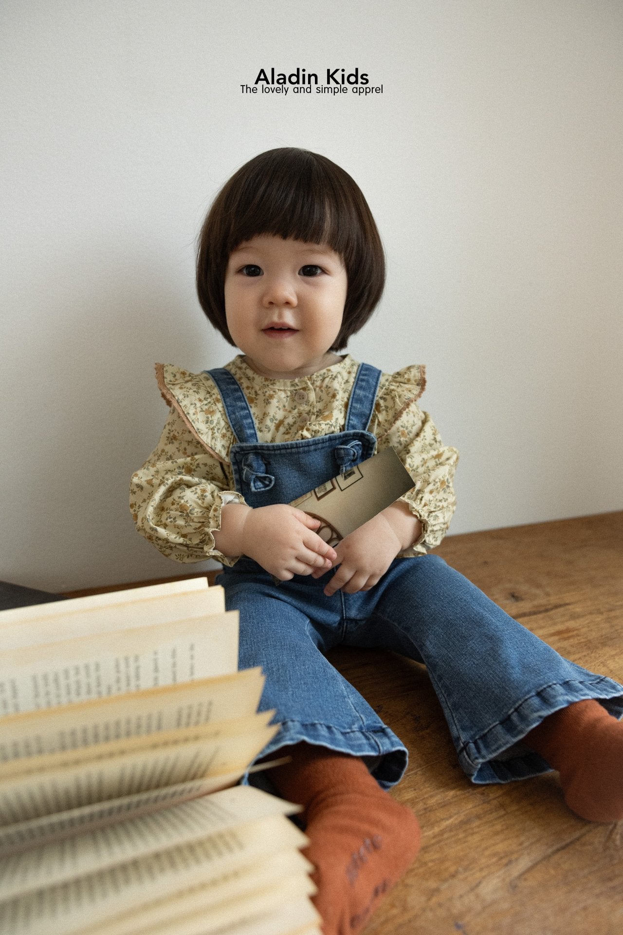 ［aladin］Wing shirring blouse