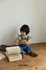 ［aladin］Wing shirring blouse