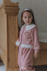 ［ROA］Lace jogger pants