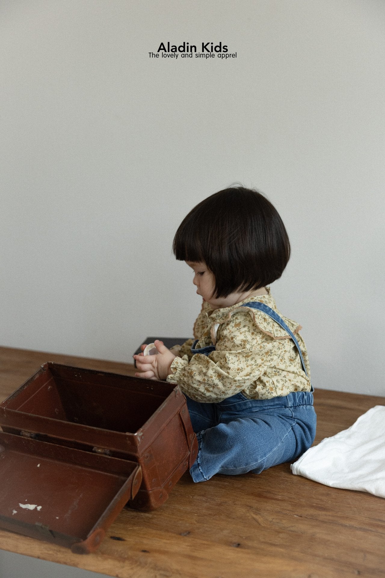 ［aladin］Wing shirring blouse