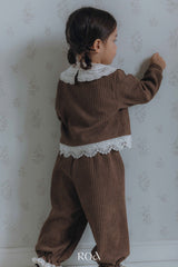 ［ROA］Lace jogger pants