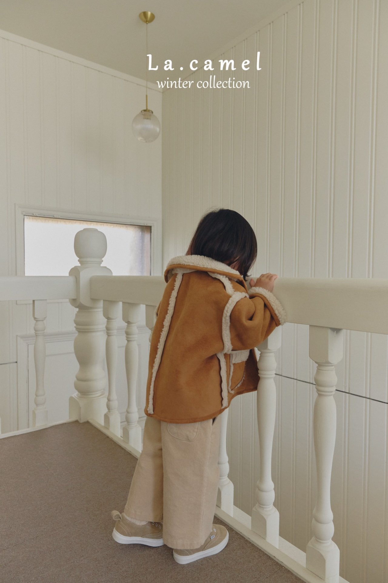 ［La.camel］Teddy reversible mouton jacket (kids)